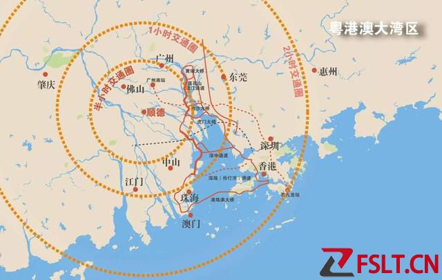 順德在粵港澳大灣區(qū)的地理位置，萬億順德可能要騰飛